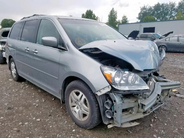 5FNRL38617B053763 - 2007 HONDA ODYSSEY EX GRAY photo 1