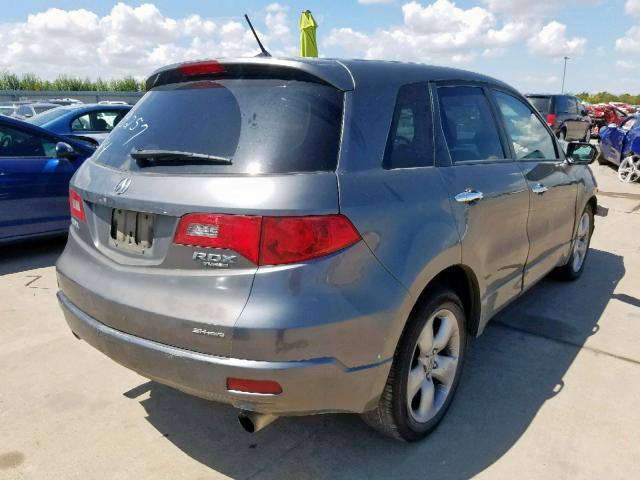 5J8TB18208A012031 - 2008 ACURA RDX SILVER photo 4