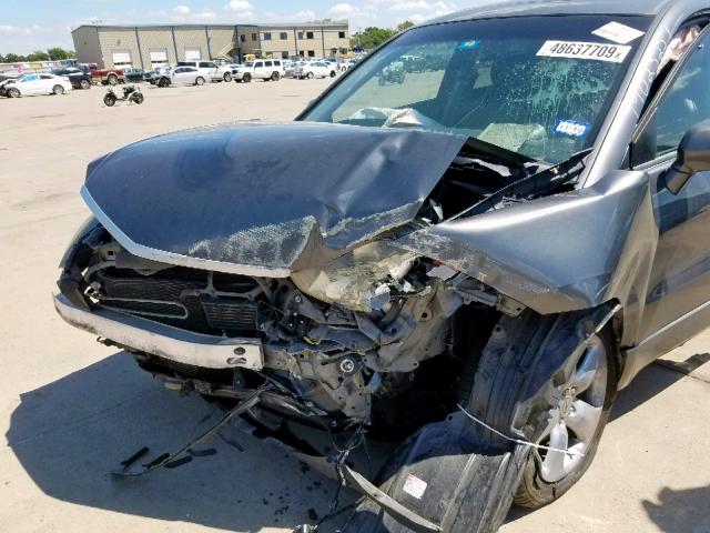 5J8TB18208A012031 - 2008 ACURA RDX SILVER photo 9