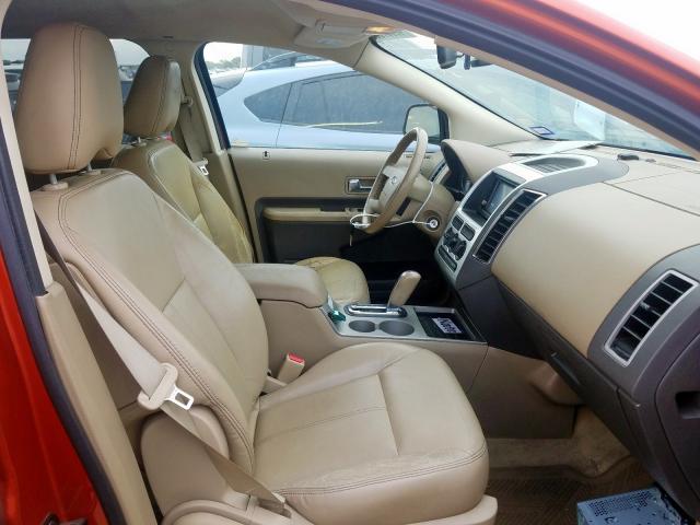 2FMDK38C87BB24579 - 2007 FORD EDGE SEL ORANGE photo 5