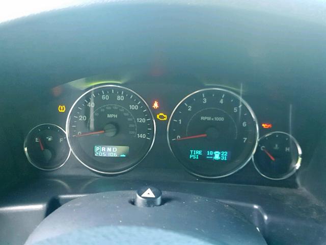 1J8HG582X6C288949 - 2006 JEEP COMMANDER 银色 照片 8