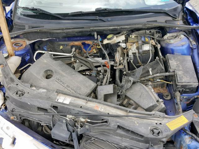 JM1BK323881808971 - 2008 MAZDA 3 S BLUE photo 7