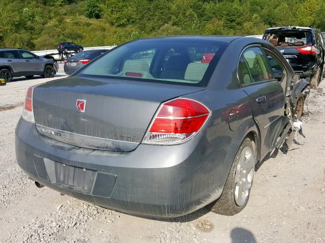 1G8ZS57N77F264575 - 2007 SATURN AURA XE GRAY photo 4