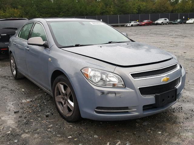 1G1ZH57B78F166635 - 2008 CHEVROLET MALIBU 1LT BLUE photo 1