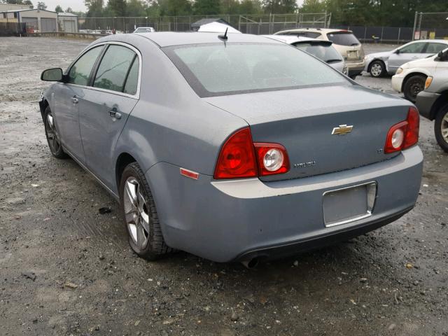 1G1ZH57B78F166635 - 2008 CHEVROLET MALIBU 1LT BLUE photo 3