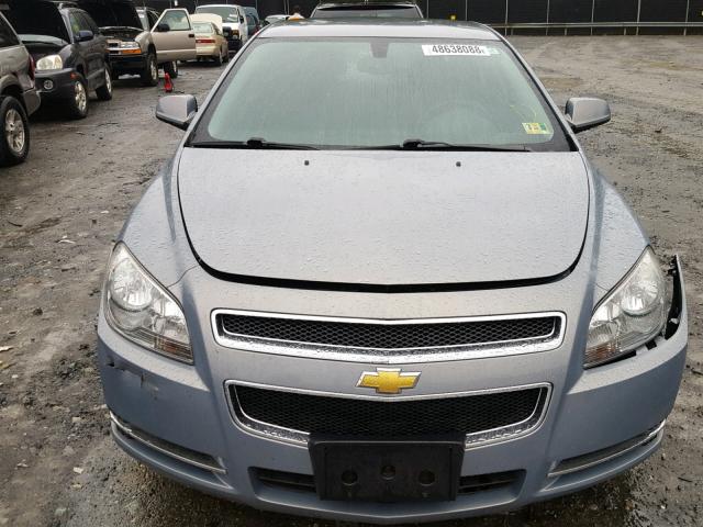 1G1ZH57B78F166635 - 2008 CHEVROLET MALIBU 1LT BLUE photo 9