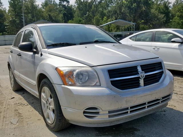 1B3HB48B07D554363 - 2007 DODGE CALIBER SX SILVER photo 1