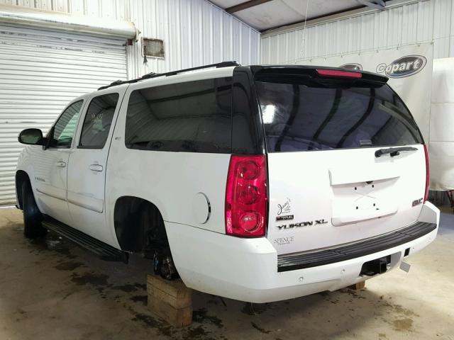 1GKFK16358J184681 - 2008 GMC YUKON XL K WHITE photo 3