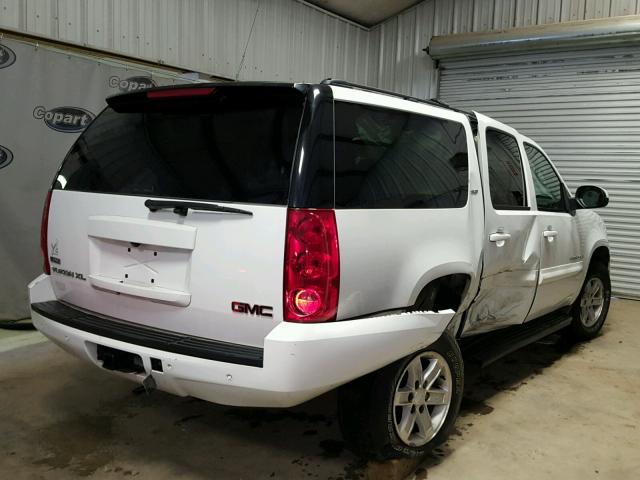 1GKFK16358J184681 - 2008 GMC YUKON XL K WHITE photo 4