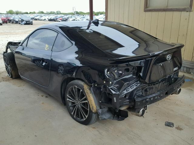 JF1ZNAA13G8708508 - 2016 TOYOTA SCION FR-S BLACK photo 3
