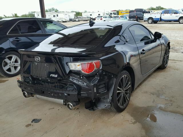 JF1ZNAA13G8708508 - 2016 TOYOTA SCION FR-S BLACK photo 4