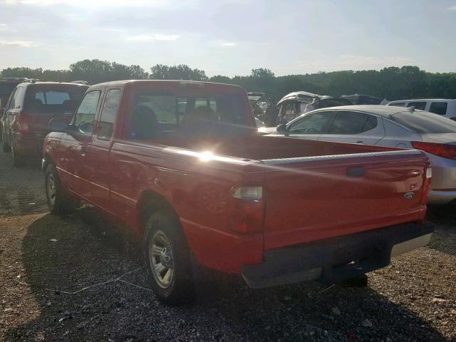 1FTYR44V02PB30019 - 2002 FORD RANGER SUP RED photo 3