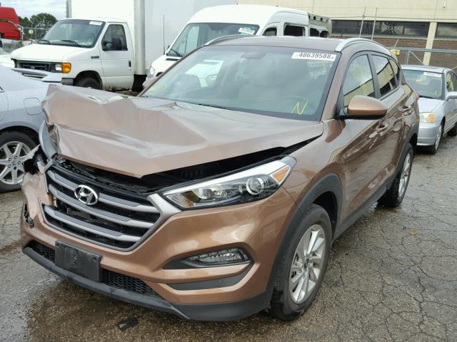 KM8J33A42GU031912 - 2016 HYUNDAI TUCSON LIM BROWN photo 2