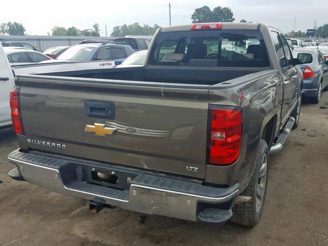 3GCUKSEC1FG285077 - 2015 CHEVROLET SILVERADO BROWN photo 4