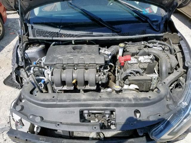 3N1AB7AP1HY249382 - 2017 NISSAN SENTRA S GRAY photo 7