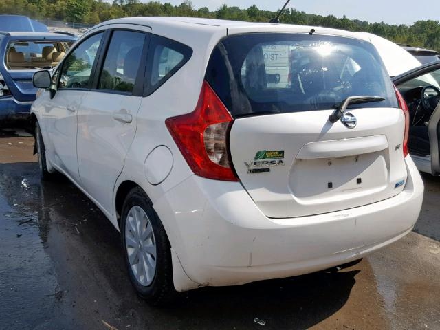 3N1CE2CP8EL405894 - 2014 NISSAN VERSA NOTE WHITE photo 3