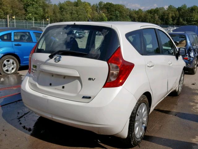 3N1CE2CP8EL405894 - 2014 NISSAN VERSA NOTE WHITE photo 4