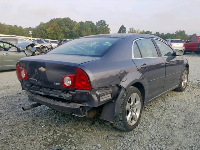 1G1ZC5E04A4126191 - 2010 CHEVROLET MALIBU 1LT GRAY photo 4