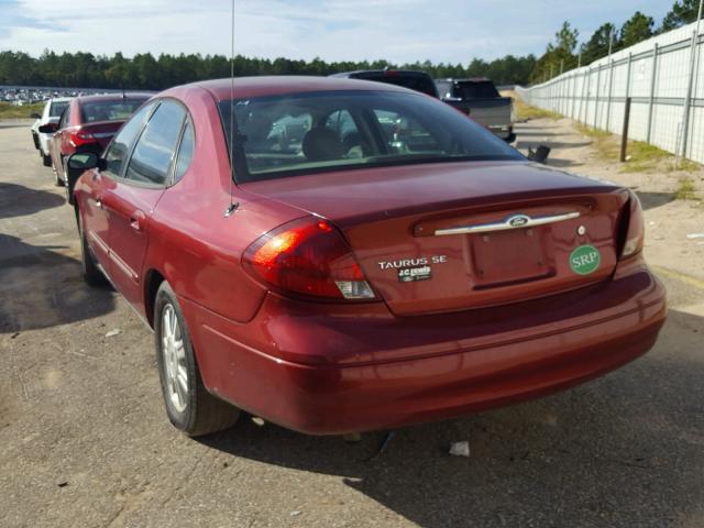 1FAFP56S33G271003 - 2003 FORD TAURUS SEL RED photo 3