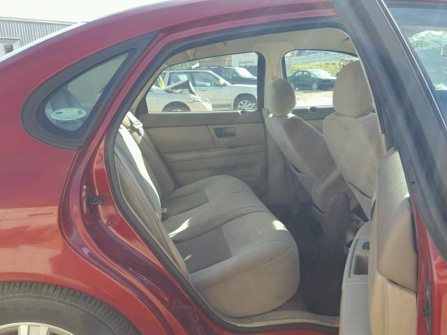 1FAFP56S33G271003 - 2003 FORD TAURUS SEL RED photo 6