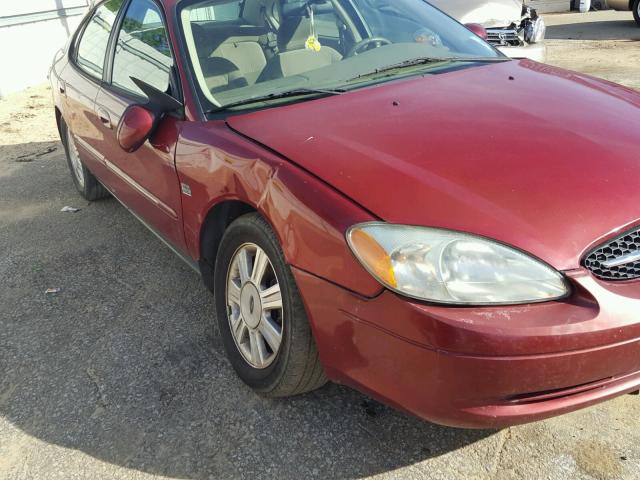 1FAFP56S33G271003 - 2003 FORD TAURUS SEL RED photo 9