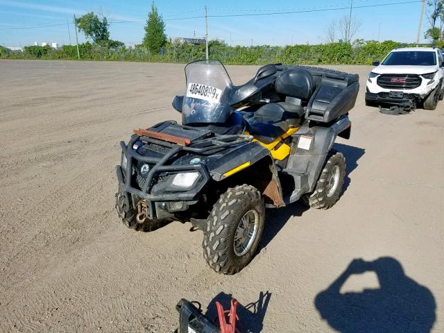 3JBEPCN11BJ000789 - 2011 CAN-AM OUTLANDER YELLOW photo 2