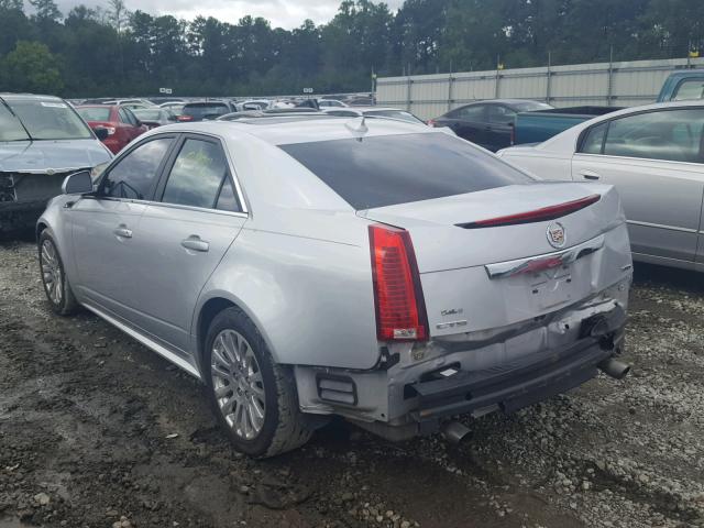 1G6DJ5ED2B0144047 - 2011 CADILLAC CTS PERFOR SILVER photo 3