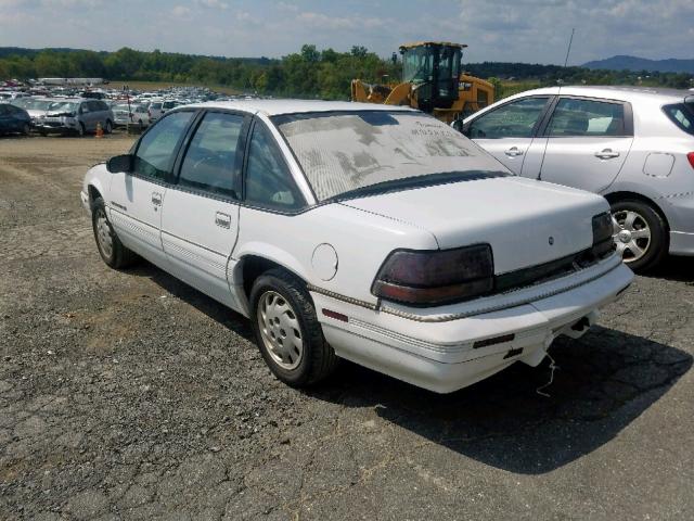 1G2WH54T6NF210227 - 1992 PONTIAC GRAND PRIX WHITE photo 3