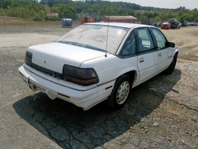 1G2WH54T6NF210227 - 1992 PONTIAC GRAND PRIX WHITE photo 4