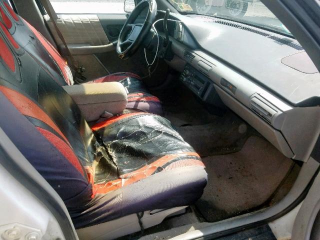 1G2WH54T6NF210227 - 1992 PONTIAC GRAND PRIX WHITE photo 5