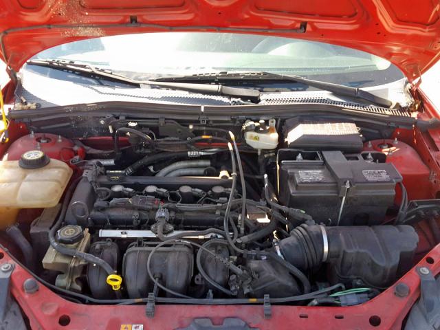 1FAFP31N17W223047 - 2007 FORD FOCUS ZX3 RED photo 7