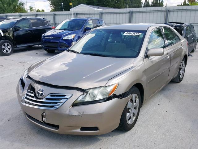 4T1BE46K89U265969 - 2009 TOYOTA CAMRY BASE GOLD photo 2