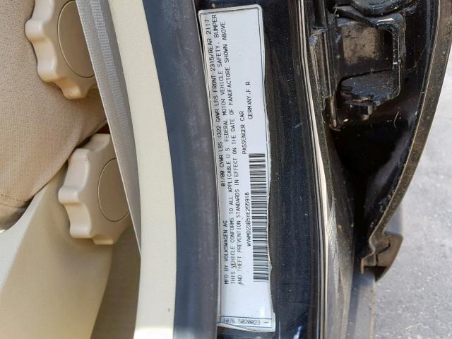 WVWMD23B5YE55918 - 2000 VOLKSWAGEN PASSAT GLS BLACK photo 10