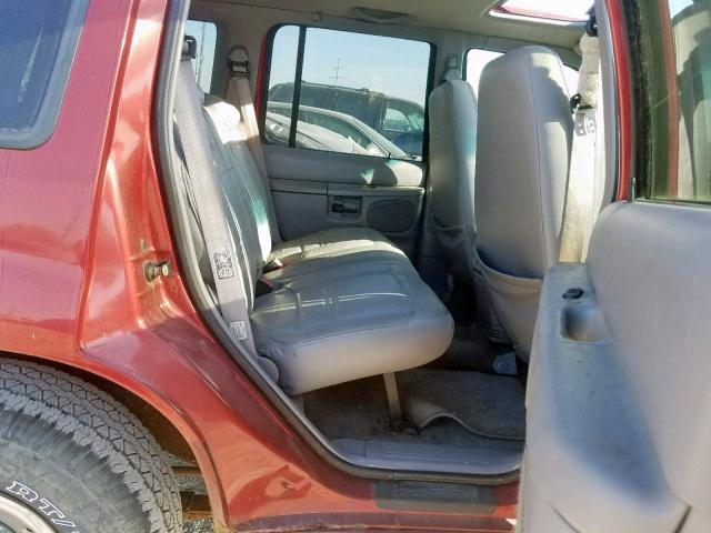 4M2ZU55P8XUJ26098 - 1999 MERCURY MOUNTAINEE RED photo 6