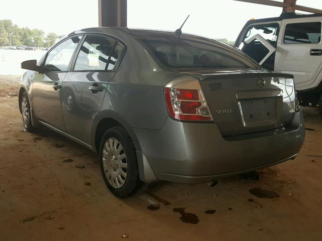 3N1AB61E48L685598 - 2008 NISSAN SENTRA 2.0 GRAY photo 3