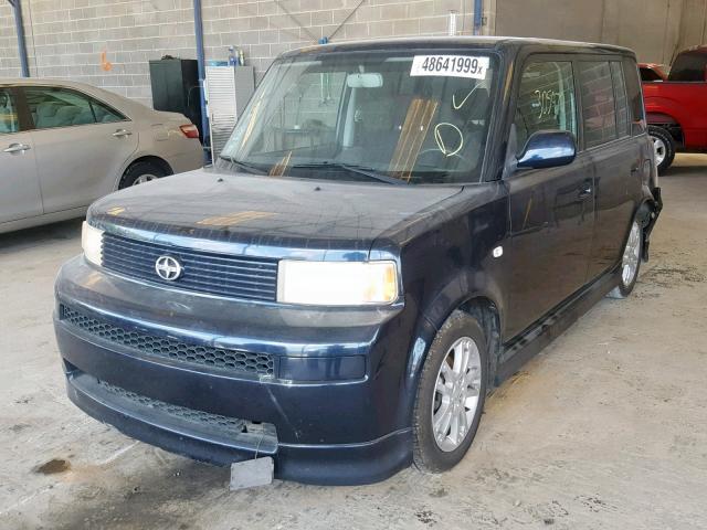 JTLKT324250179168 - 2005 TOYOTA SCION XB Blau Foto 2