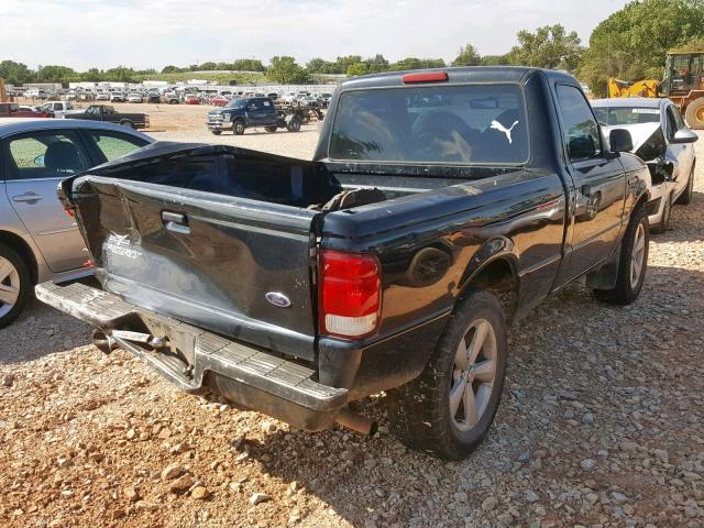 1FTYR10C6YPB82590 - 2000 FORD RANGER BLACK photo 4