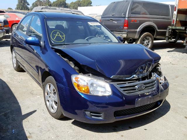 KNAFE122285583697 - 2008 KIA SPECTRA EX BLUE photo 1