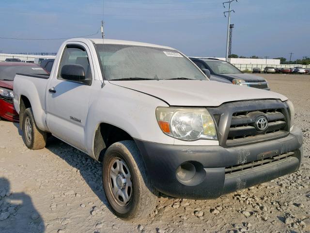 5TENX22N06Z244682 - 2006 TOYOTA TACOMA WHITE photo 1