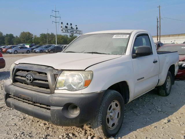 5TENX22N06Z244682 - 2006 TOYOTA TACOMA WHITE photo 2