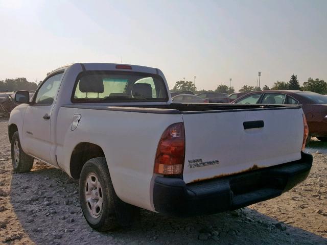 5TENX22N06Z244682 - 2006 TOYOTA TACOMA WHITE photo 3