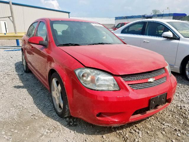 1G1AT58H597106184 - 2009 CHEVROLET COBALT LT RED photo 1