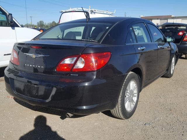 1C3LC66K27N694045 - 2007 CHRYSLER SEBRING LI BLACK photo 4