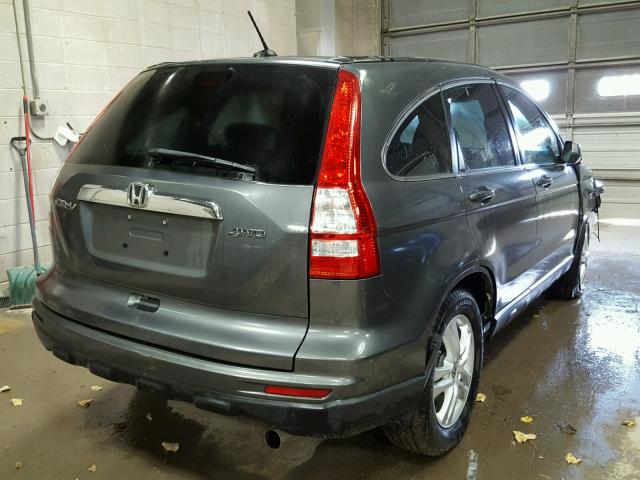 5J6RE4H71BL091535 - 2011 HONDA CR-V EXL GRAY photo 4