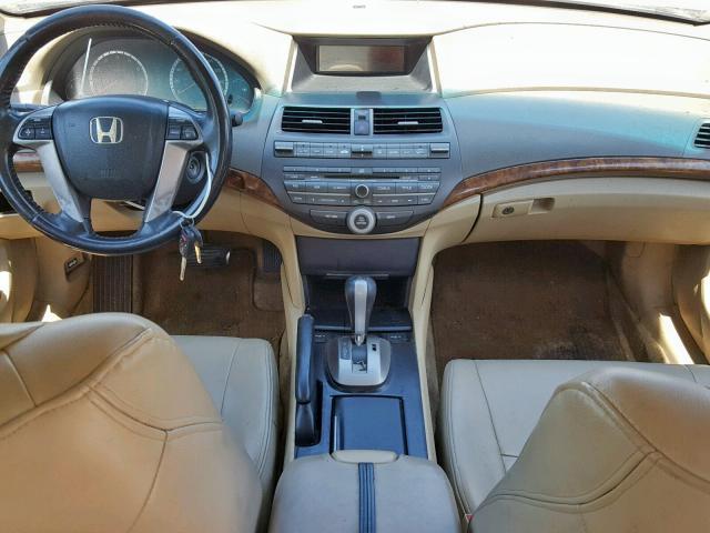 1HGCP26809A111013 - 2009 HONDA ACCORD EXL MAROON photo 9