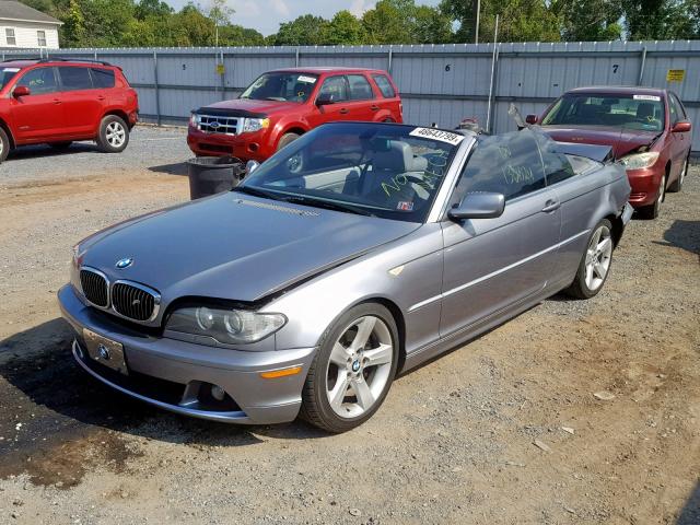 WBABW33474PL29425 - 2004 BMW 325 CI BLUE photo 2