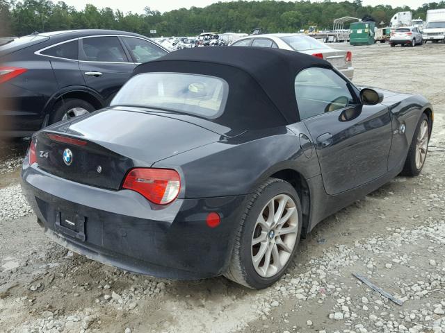 4USBU33577LW59959 - 2007 BMW Z4 3.0 BLACK photo 4