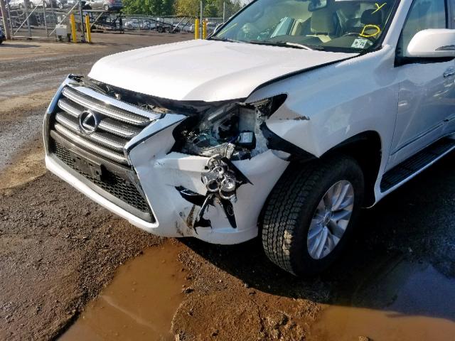 JTJBM7FX6G5149100 - 2016 LEXUS GX WHITE photo 9