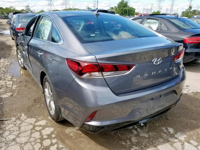 5NPE34AFXJH719820 - 2018 HYUNDAI SONATA SPO GRAY photo 3