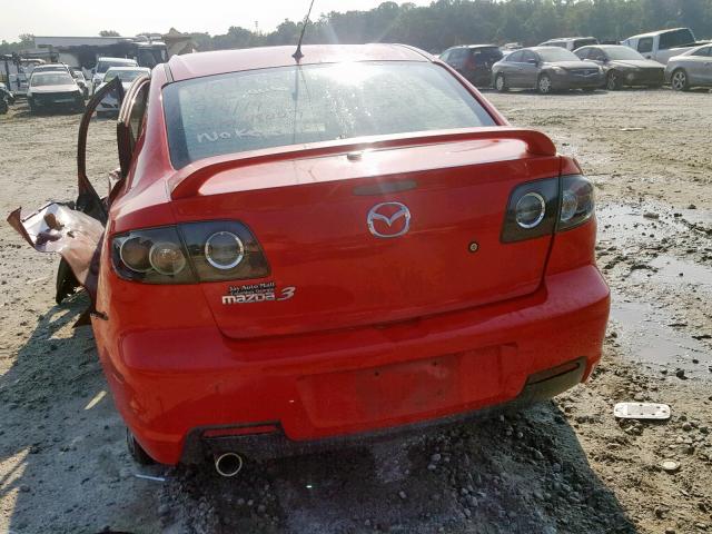 JM1BK12F571624522 - 2007 MAZDA 3 I RED photo 9